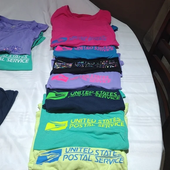 Huge LOT OF XXL 2XL  18 TOTAL USPS SHIRTS. 8 TEE SHIRTS AND 10 TANK TOPS - Picture 3 of 12